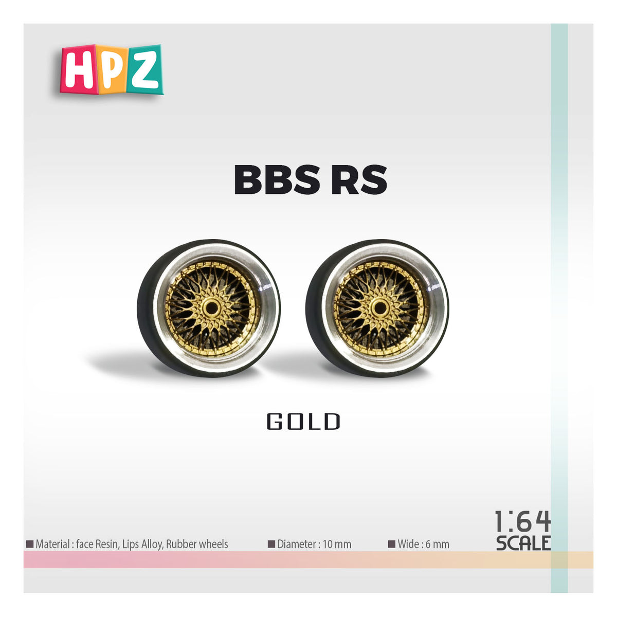 HPZ Wheels Model BBS RS – HPZToys