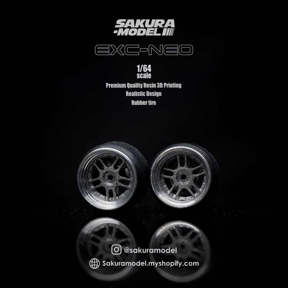 Sakura - Custom wheel 64 scale model EX-C Neo