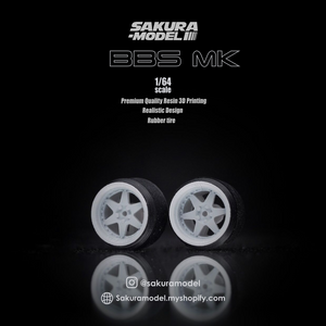 Sakura - Custom wheel 64 scale model BBS MK