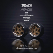 Load image into Gallery viewer, Sakura - Custom wheel 64 scale model RH Speedline