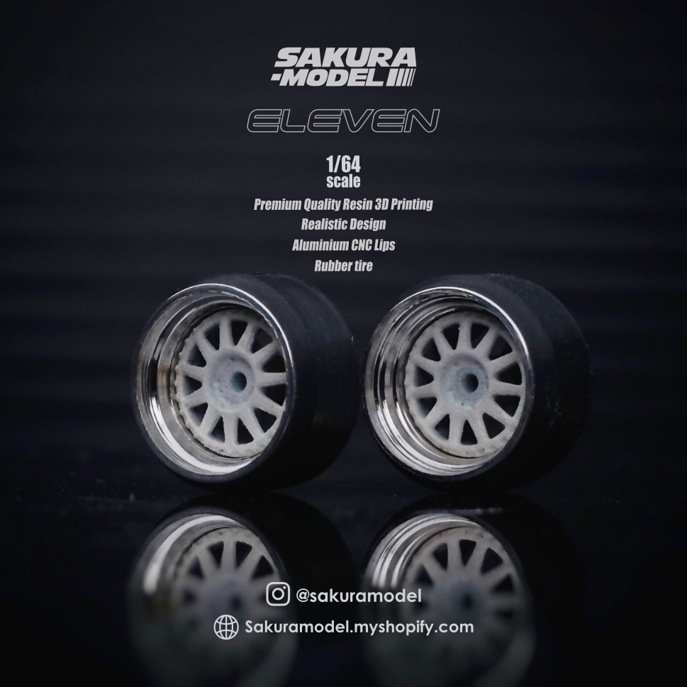 Sakura - Custom wheel 64 scale model BMD Eleven