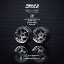 Load image into Gallery viewer, Sakura - Custom wheel 64 scale model RH Speedline