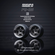 Load image into Gallery viewer, Sakura - Custom wheel 64 scale model RH Speedline