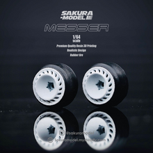 Load image into Gallery viewer, Sakura - Custom wheel 64 scale model Messer