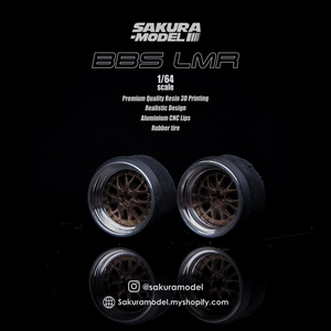 Sakura - Custom wheel 64 scale model BBS LMR