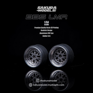 Sakura - Custom wheel 64 scale model BBS LMR