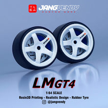 Load image into Gallery viewer, Rubber wheels JV Wheels model LM GT4 Nismo