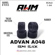 Load image into Gallery viewer, Rubber Tire with pattern AWM Product