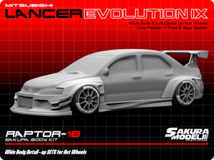 Sakura - Add on Body kit for Hot Wheels Evolution IX