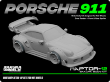 Load image into Gallery viewer, Sakura - Add on Body kit for Hot Wheels 1996 Porsche Carrera