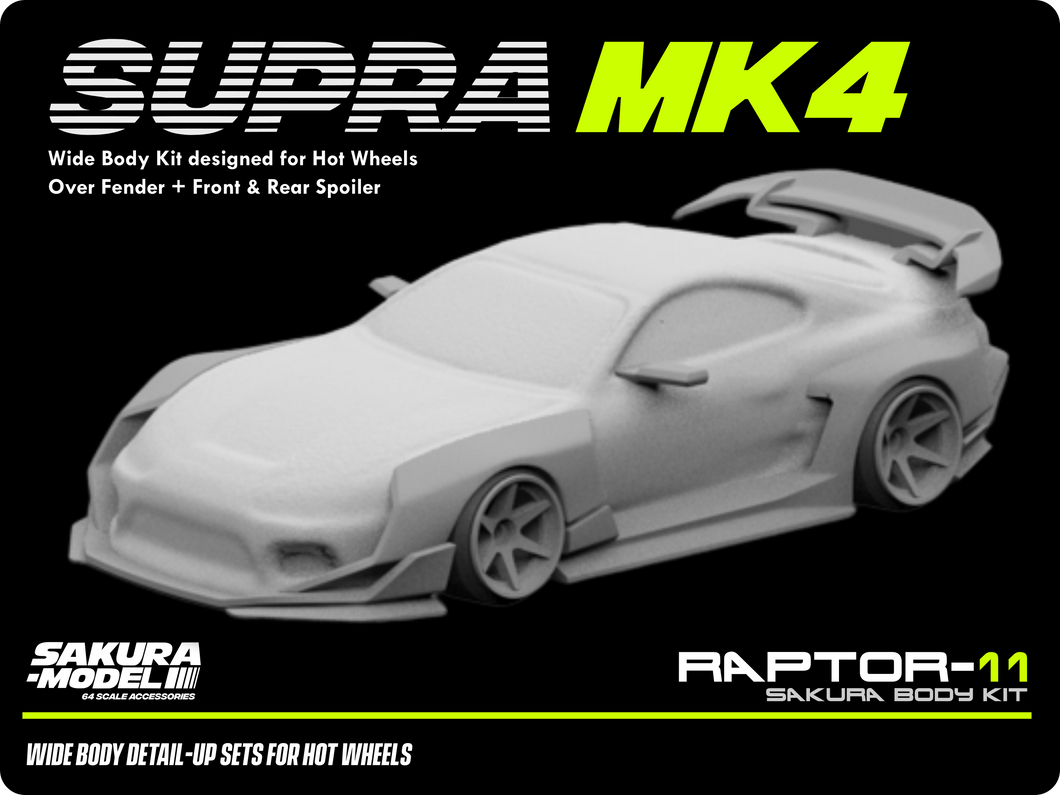 Sakura - Add on Body kit for Hot Wheels Supra MK4