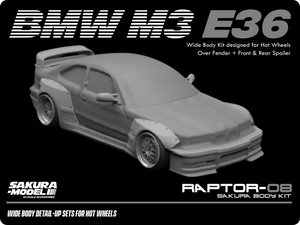 Sakura - Add on Body kit for Hot Wheels BMW M3 E36