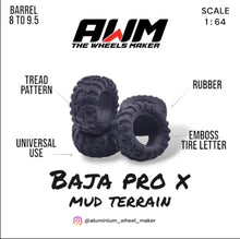 Load image into Gallery viewer, Rubber Tire with pattern AWM Product