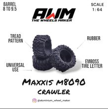 Load image into Gallery viewer, Rubber Tire with pattern AWM Product