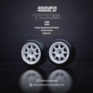 Sakura - Custom wheel 64 scale model TC05