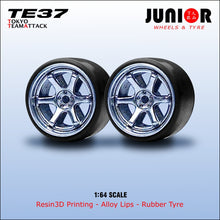 Load image into Gallery viewer, JV Wheels model TE37 Tokyo Time Attack
