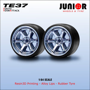 JV Wheels model TE37 Tokyo Time Attack
