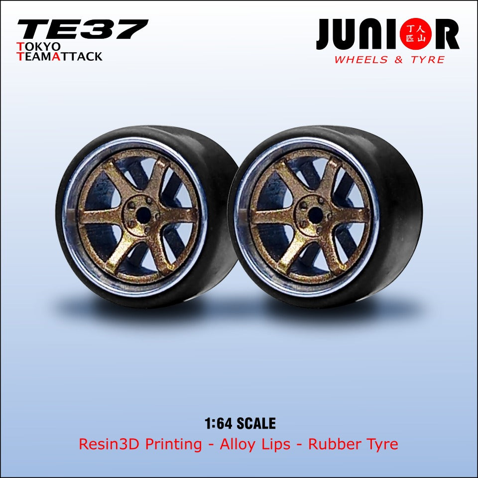 JV Wheels model TE37 Tokyo Time Attack
