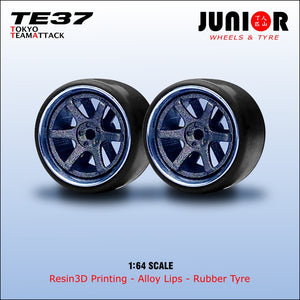 JV Wheels model TE37 Tokyo Time Attack