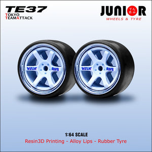 JV Wheels model TE37 Tokyo Time Attack