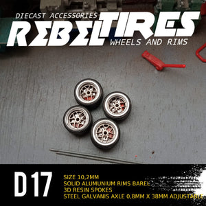 Rebel tires by Arise Lightspear model D17