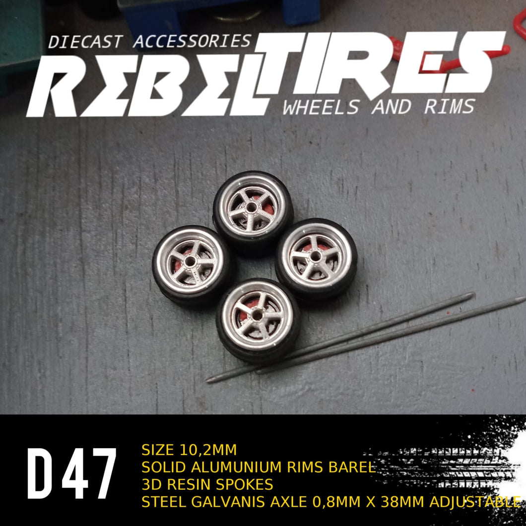 Rebel tires by Arise Lightspear model D47