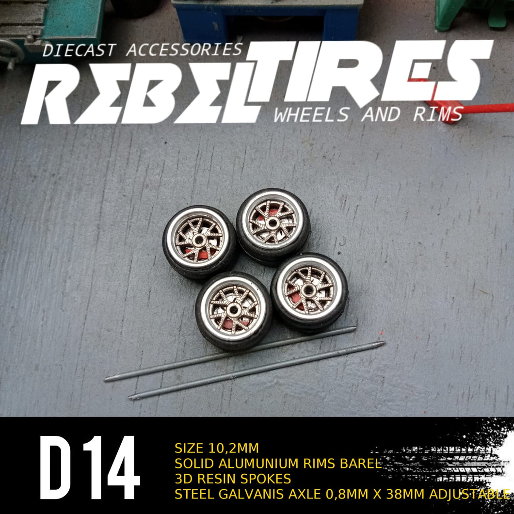 Rebel tires by Arise Lightspear model D14