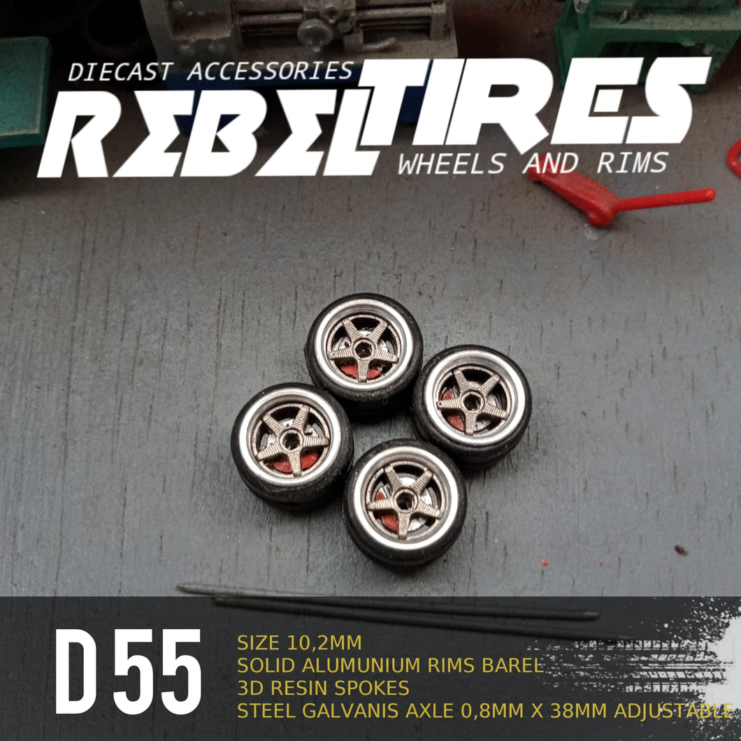 Rebel tires by Arise Lightspear model D55