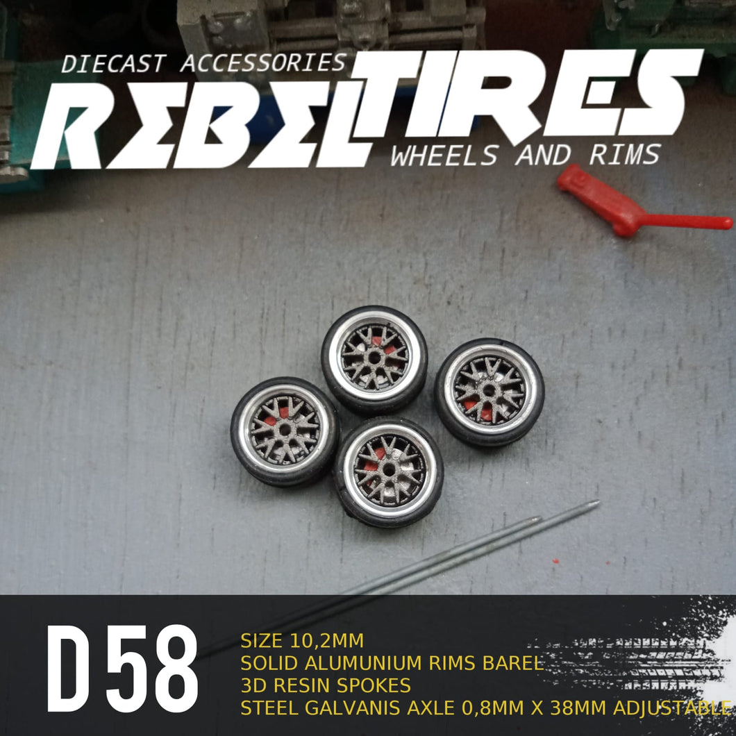 Rebel tires by Arise Lightspear model D58