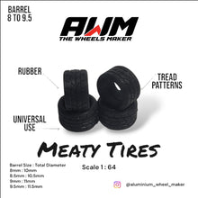 Load image into Gallery viewer, Rubber Tire with pattern AWM Product