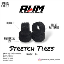 Load image into Gallery viewer, Rubber Tire with pattern AWM Product