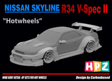 Load image into Gallery viewer, HPZ - Add on Body kit for Hot Wheels R34 V-Spec II