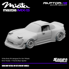 Load image into Gallery viewer, Sakura - Add on Body kit for Hot Wheels 1991 Mazda Miata MX5