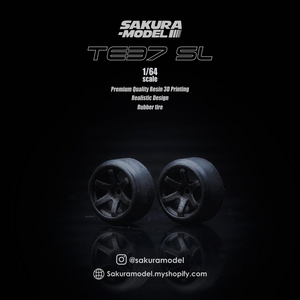 Sakura - Custom wheel 64 scale model TE37 SL