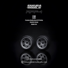 Load image into Gallery viewer, Sakura - Custom wheel 64 scale model RPF