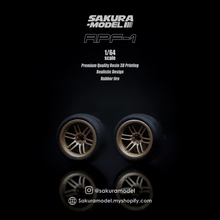 Load image into Gallery viewer, Sakura - Custom wheel 64 scale model RPF