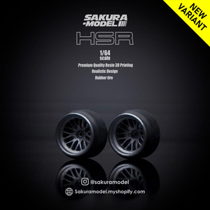 Sakura - Custom wheel 64 scale model HSR