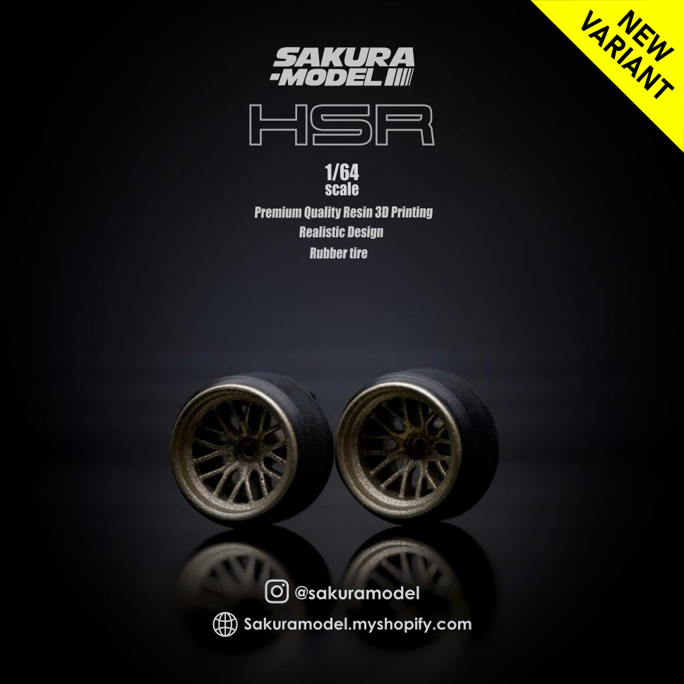 Sakura - Custom wheel 64 scale model HSR