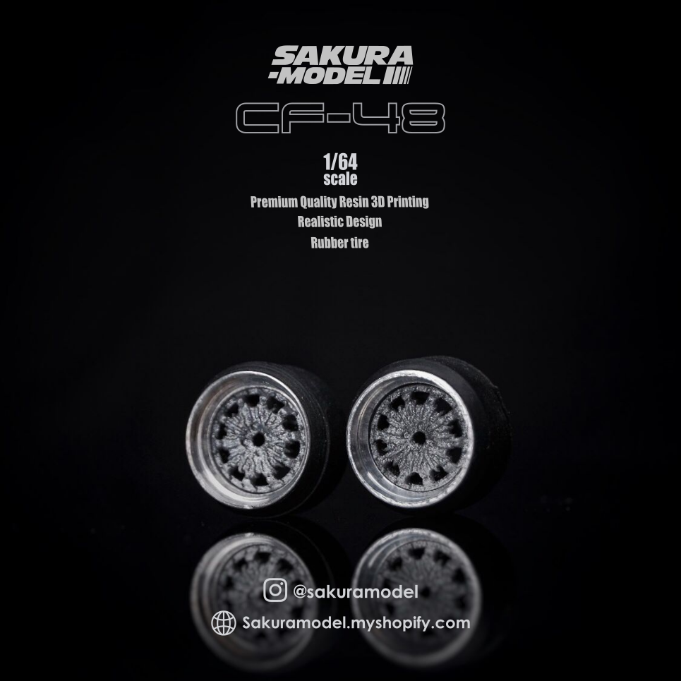 Sakura - Custom wheel 64 scale model CF-48