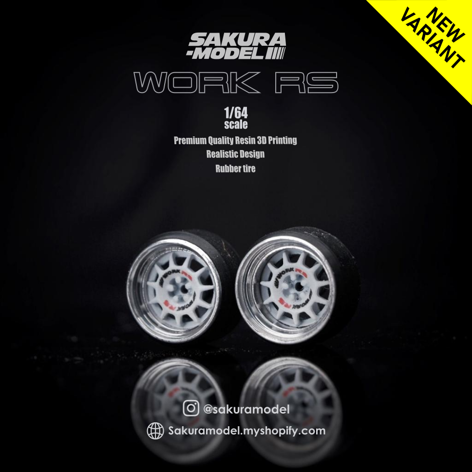 Sakura - Custom wheel 64 scale model Work RS