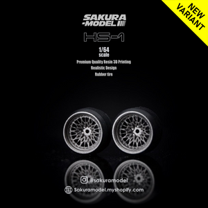 Sakura - Custom wheel 64 scale model HS-1