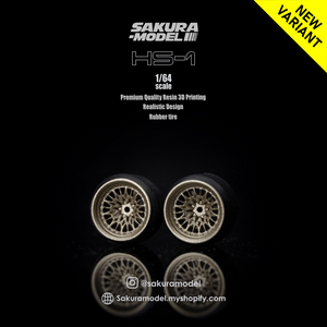 Sakura - Custom wheel 64 scale model HS-1