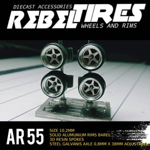 Rebel tires by Arise Lightspear model AR55