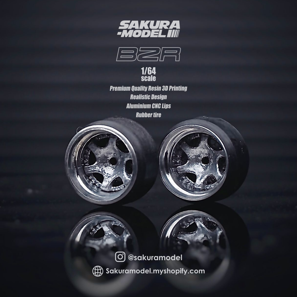 Sakura - Custom wheel 64 scale model Kranze Bazreira