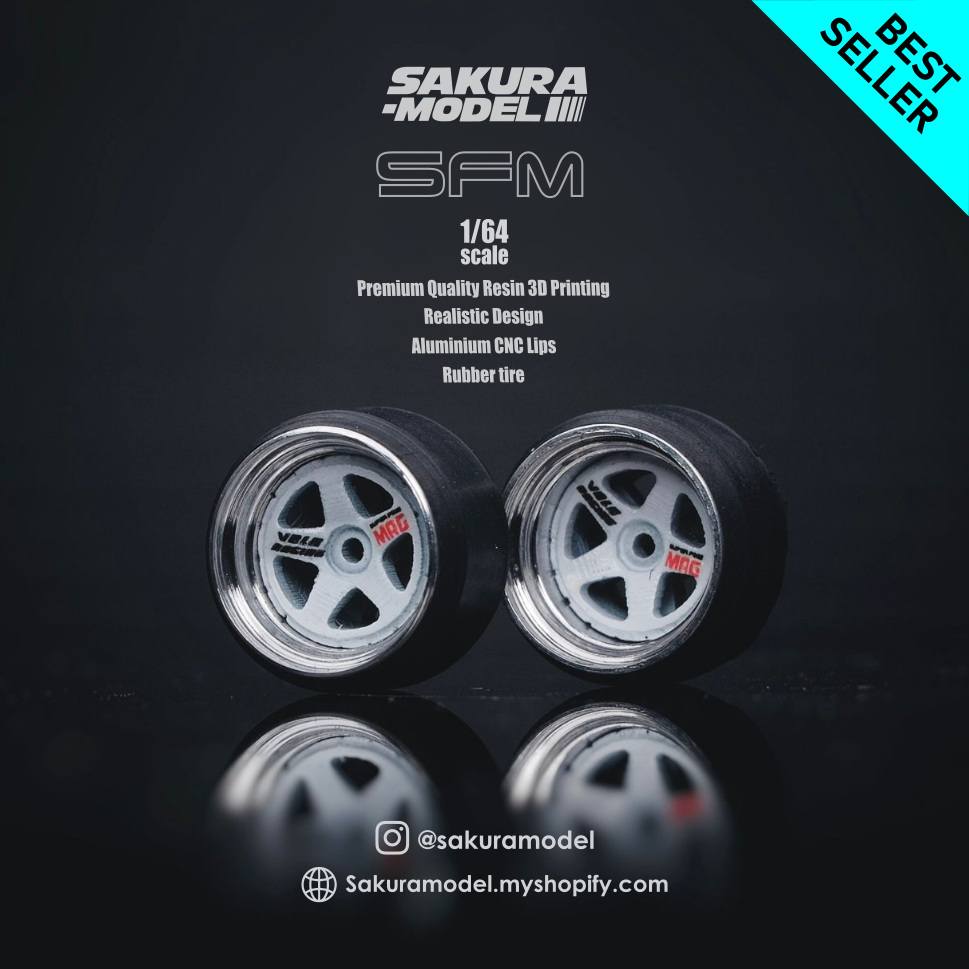 Sakura - Custom wheel 64 scale model Super Fine Mag