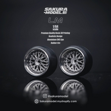 Load image into Gallery viewer, Sakura - Custom wheel 64 scale model BBS LM