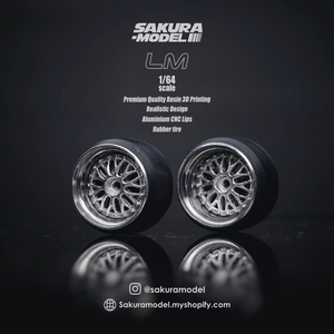 Sakura - Custom wheel 64 scale model BBS LM