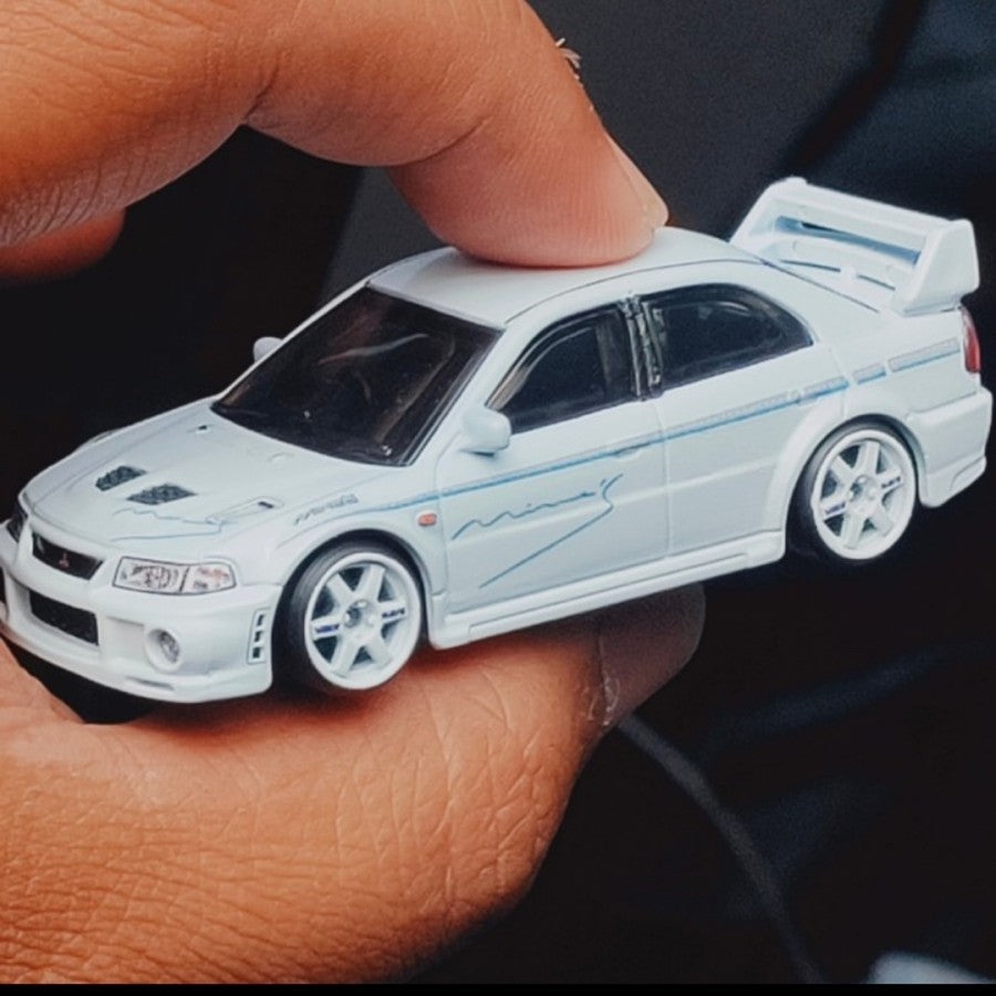 Decal hotwheels Mitsubishi Lancer Evolution Mines Motorsports