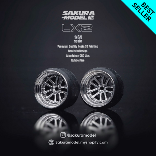 Sakura - Custom wheel 64 scale model Kranze LXZ