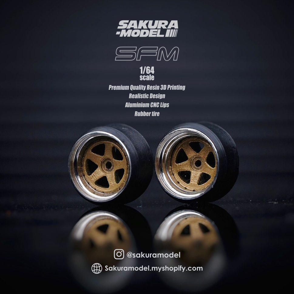 Sakura - Custom wheel 64 scale model Super Fine Mag